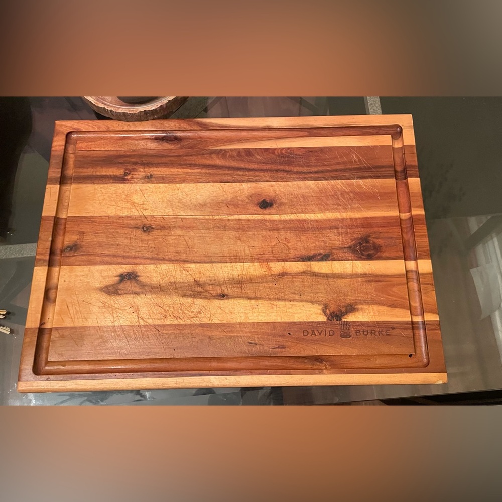 David Burke Acacia Genuine Wood cutting / serving Wooden Serving Board
